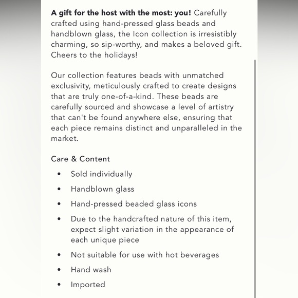 Anthro Christmas’s Icon Juice Glass - Picture 8 of 11